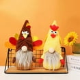 thumbnail image 3 of Fall Gnome Thanksgiving Decorations, Set of 1 Turkey Gnomes Plush Tomte Swedish Gnome Dolls, Autumn Harvest Tabletop Decor for Home Table Kitchen, 3 of 9
