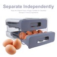 thumbnail image 3 of SOPOTUTU Caja Apilable Para Almacenamiento De Huevos Para Refrigerador Con Base Antideslizante Y Transparente Gris, 3 of 8