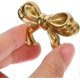 thumbnail image 2 of Gold Bow Knobs for Dresser: Bow Shape Cabinets Knobs Metal Bow Drawer Knobs - 5 Pack, 2 of 5