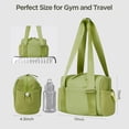 thumbnail image 5 of Small Gym Bag for Women - Compact Waterproof Mini Duffle with Wet-Dry Compartment, Lightweight Travel Tote for Dance, Workout, and Gym Essentials, 5 of 7