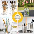 thumbnail image 5 of Queilt Metal Flower Pot Lid - Frog Lid - Canning Jar Lid - Bouquet Lid - Easy Flower Arrangement (6 Rings & Separate Lids), 5 of 5