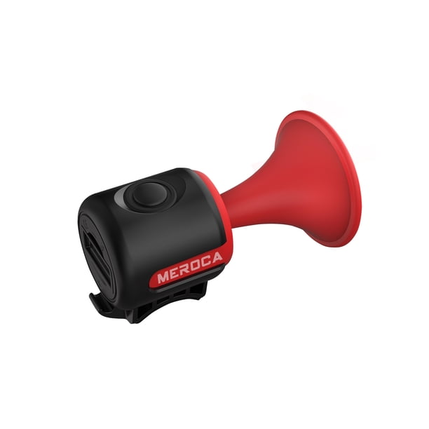 Bocina de bicicleta roja de 120 dB, bocina de bicicleta impermeable IPX4, bocina de bicicleta eléctrica, bocina electrónica, para manillar de 15-30 mm, accesorios para bicicletas, fácil de instalar Rojo Verde MX-0129507FYD