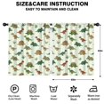 thumbnail image 2 of Blackout Kids Curtains,Light Green Dinosaurs Plants Pattern Childrens Insulated Curtains Set Of 2,Bedroom Essentials,Toddler Room Decor 52"x63", 2 of 5