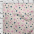 thumbnail image 3 of oneOone Viscose Jersey Pink2 Fabric Asian Floral Craft Projects Decor Fabric Printed By The Yard 60 Inch Wide, 3 of 4
