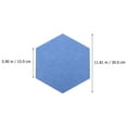 thumbnail image 2 of STRANDCHIC 2Pcs Felt Display Board Hexagonal Shape for Family Use and Homeowners, 2 of 6