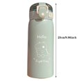 thumbnail image 4 of Huayishang Water Bottle 500Ml Stainless Steel Water Bottle with Portable Insulated Cup, Kitchen Essentials Clearance Sale Mint Green, 4 of 4