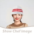thumbnail image 3 of 6 gorros de chef unisex para cocina, gorro para hornear, reutilizables, para servicio de alimentos, redecillas para el pelo, para cocina, restaurante, suministros para fiestas, 3 of 7