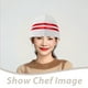 thumbnail image 3 of 6 gorros de chef unisex para cocina, gorro para hornear, reutilizables, para servicio de alimentos, redecillas para el pelo, para cocina, restaurante, suministros para fiestas, 3 of 7
