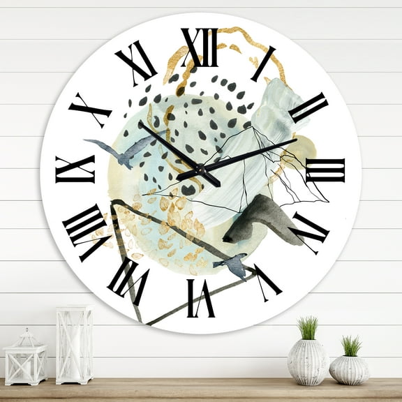 Designart 1 in Quartz Modern/Contemporary Wall Clock