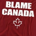 thumbnail image 2 of Blame Canada T-Shirt Unisex Graphic Tee For Men & Women, 2 of 7