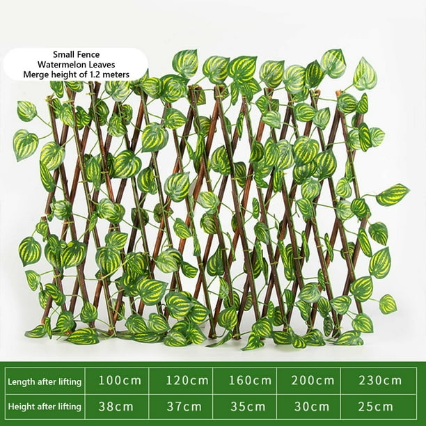 Expanding Fence Retractable Fence, Artificial Garden Plant Fence Protected