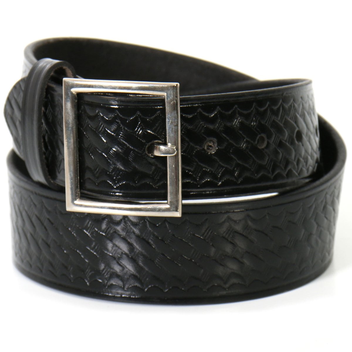Hot Leathers BLE1017 Basket Weave Genuine Leather Garrison Belt with