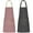 Red and Black, variant on NLUS 2 Pack Cooking Aprons for Women Men with 2 Pockets, 29.5" x 26.8" (Black Pinstripes)