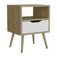 thumbnail image 2 of Eco-Friendly Modern Nightstand with 1 Drawer & 1 Shelf – Sleek Design for Bedroom Essentials and Decor – Durable, FSC Certified, CPSIA Compliant, 2 of 6