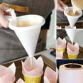 thumbnail image 2 of FUEENIRVA Baking Gadgets 4Set Conical Plastic Funnel with Dispenser for Cake Decorating and Chocolate Pouring, 2 of 8