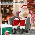 thumbnail image 3 of Santa Mailbox Letters to Santa Post Design, Christmas Mailbox Decor for Kids, 3 of 5