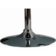 thumbnail image 4 of Modern Swivel Walnut Bentwood Bar Stool - Adjustable Height, Curved Seat & Back, Black Leatherette, Polished Chrome Base, 36-44"H, Ideal for Home Bar & Kitchen Counter, 4 of 5