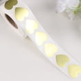 thumbnail image 6 of 1 Roll Golden Love Heart Shape Seal Label DIY Bag Self-Adhesive Sealing Stickers Creative Gift Favor Decals Packing Supplies Dec, 6 of 6