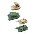 thumbnail image 1 of Kit de 4 modelos de vehículos a escala 1:144, ideal como regalo de simulación, juguetes de construcción. Estilo H, 1 of 9
