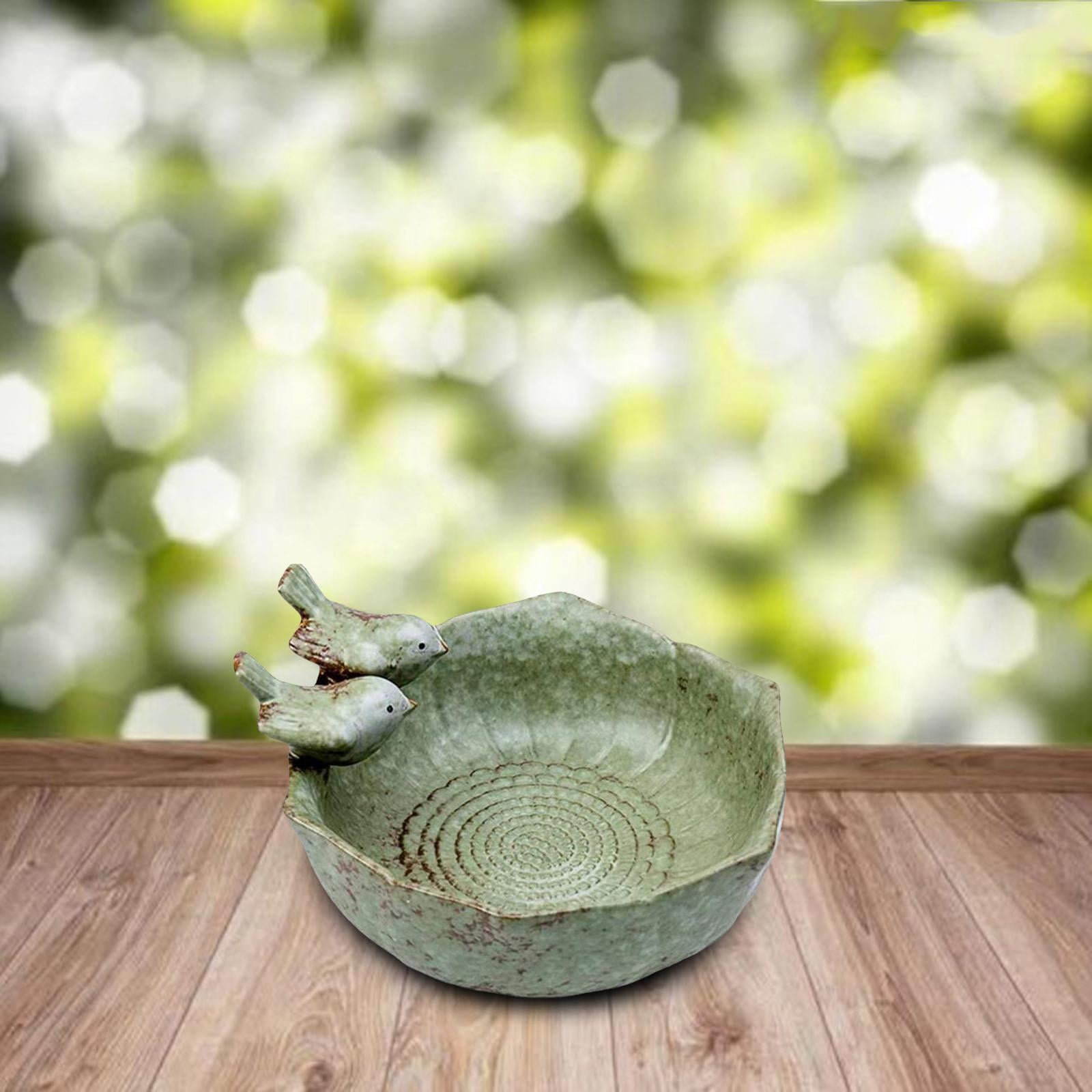 Ceramic Bird Bh Bird Feeder Cartoon Aquarium Flower Pot Fruit Ple Home Furnishing Outdoors