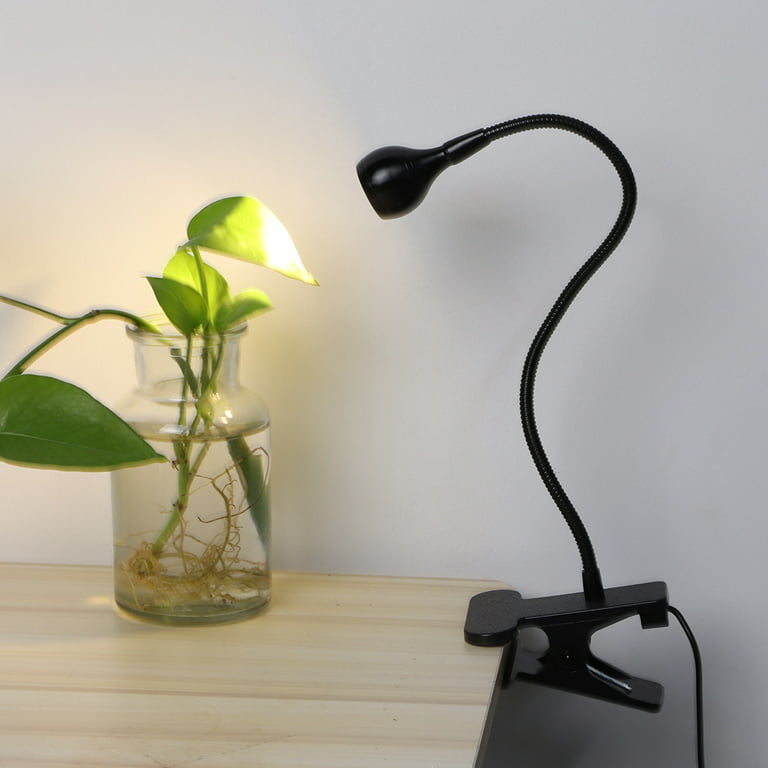 ESTINK Clamp Table Lamp,USB Flexible Clamp Clip On LED Desk Light