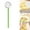 Green, variant on 1x Borosilicate Glass Stirring Spoon, Long Handle Mixing Utensil for Soup & Coffee, One Size, Red