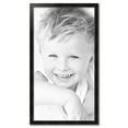 thumbnail image 2 of ArtToFrames 26" x 48" Honors Black with Silver Picture Frame, 26x48 inch Black Wood Poster Frame (WOM-5157), 2 of 7