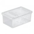 thumbnail image 2 of Caja de alimentación para reptiles, caja para incubar, jaula transparente para hábitat de animales, terrario para reptiles para animales pequeños de ,, 2 of 8
