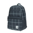 thumbnail image 2 of Mochila grande juvenil 1818 unisex gris con diseño de cuadros, 2 of 9