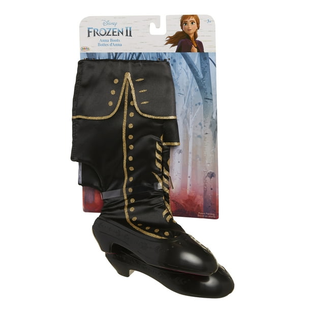 Arqueólogo prisa Intenso Disney Frozen 2 Princess Anna Dress Up Travel Boots - Walmart.com