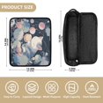 thumbnail image 4 of Hair Tool Organizer Bag with Heat Resistant Mat Removable Travel Storage Case for Hot Air Brushes Curling Irons Cat and Yarn Pattern, 4 of 8