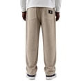 thumbnail image 5 of Mens Corduroy Casual Pants Fashion Loose Fit Wide Leg Pants Straight Sweatpants Elastic Waist with Pockets, 5 of 5