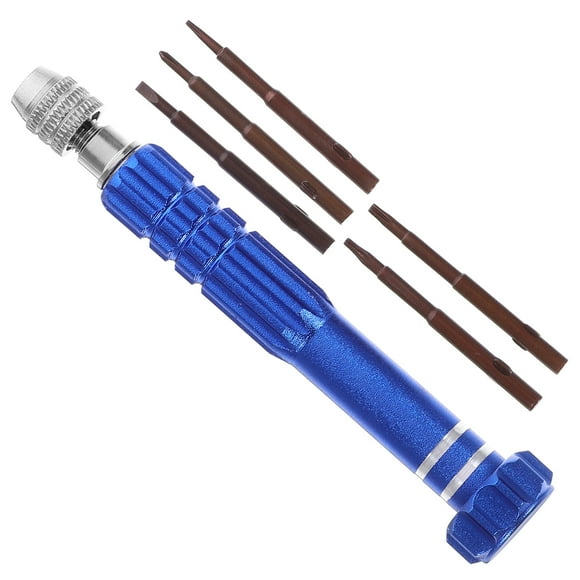 PAMINGONO 1 Set of Eyewear Repair Kit for Glasses with Detachable Heads Blue Alloy