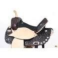 thumbnail image 4 of 16" Western Horse Saddle American Leather Treeless Trail Barrel Hilason, 4 of 7