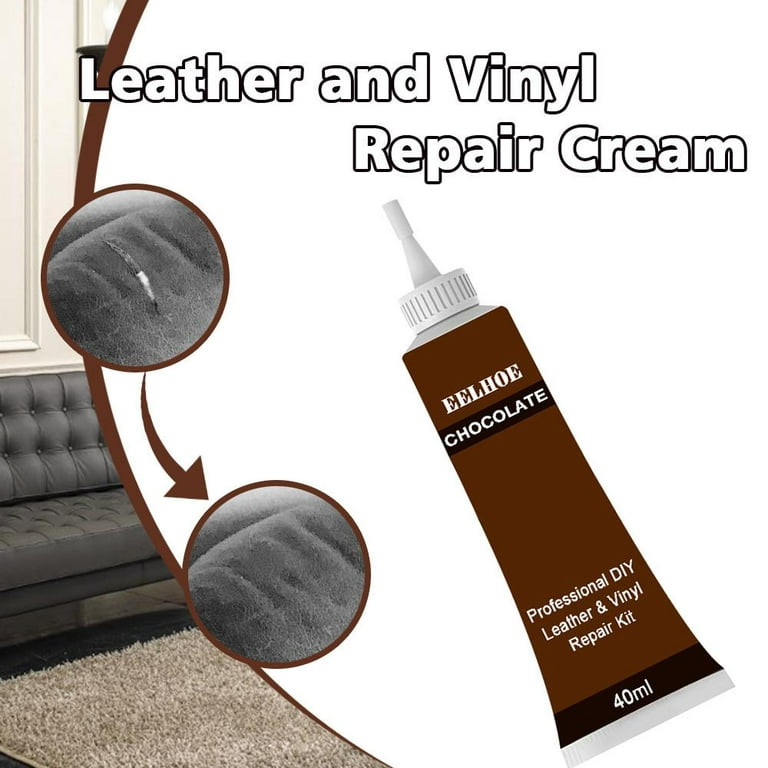 Floor & Steam Cleaner Accessories 20ml Leather Repair Filler Cream Kit  Restores Car Seat Sofa Scratch Rip Scuffs Tool