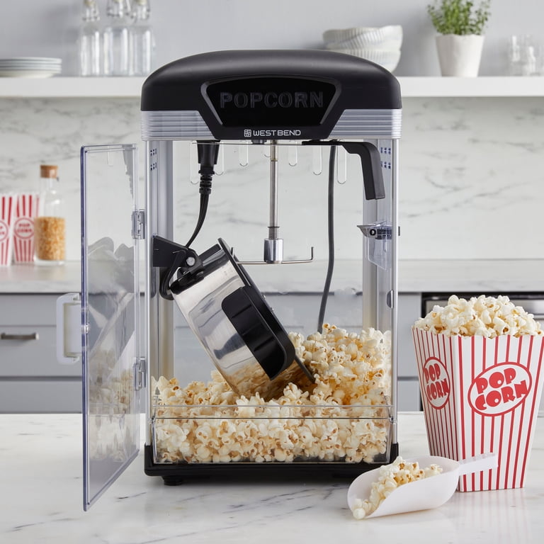 West Bend Theater Crazy 4-Quart Popcorn Machine, Black photo 3