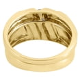thumbnail image 3 of Diamond Trio Set 10K Yellow Gold Ladies Engagement Ring Mens Wedding Band .25 Ct, 3 of 7