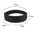 thumbnail image 2 of Cinturón para correr Bolsillo para corredor para maratón Wallking Fitness Trotar Entrenamiento Deportes Viajes Ejercicio, negro, 2 of 5