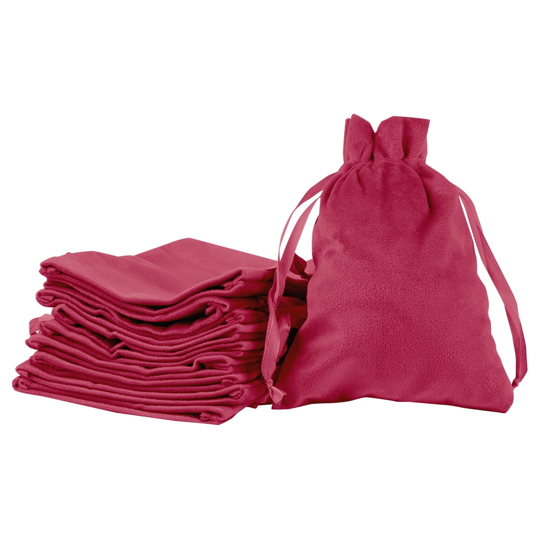 6 x 8 Drawstring Velvet Bag Black 6 x 8 Drawstring Velvet Bag Black