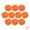 Orange, variant on Unique Bargains 10Pcs Rattan Balls for Lights Wicker Spheres Orbs Multicolor 2"x2"x2"