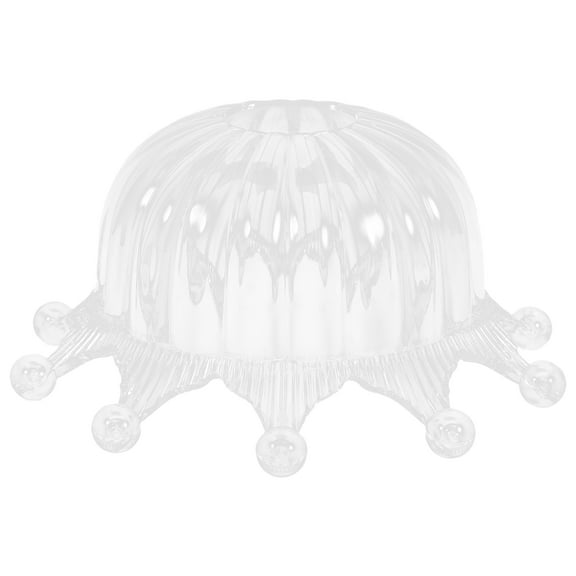 SOPOTUTU Clear Plastic Ceiling Lamp Shade Cover for Indoor Home Lighting Fixtures, and Easy to Install