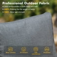thumbnail image 6 of Ovios 8 Pieces Outdoor Patio Furniture Set with 42" Rattan Propane Fire Pit Table Wicker Outdoor Conversation Set with Gas Fire Pit & Ceramic Tabletop for Backyard, 6 of 9