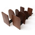 thumbnail image 6 of Masteelf Black Walnut Bookends Book Supports Rack Organizer Stand for Office and School Head, 6 of 7