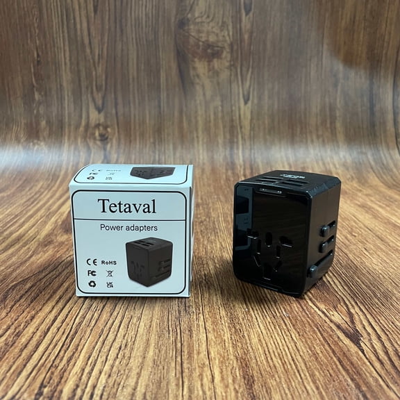 Tetaval Power adapters, International Power Plug Adapter with 3 USB-C and 2 USB-A Ports, All-in-One Worldwide Wall Charger