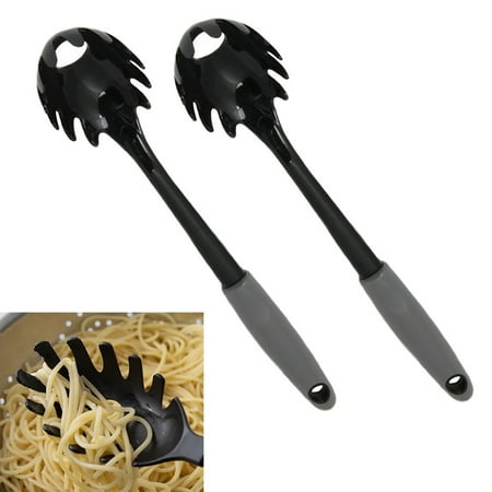 

Clearance! Multifunctional Wall-Mounted Hat Rack White Stainless Steel Bowl Yuseik 2 Pc Pasta Spaghetti Server Spoon Fork Kitchen Tool Utensil Noodle (1*Coat Rack)