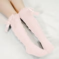 thumbnail image 5 of Tao Tao Newborn Baby Girls socks with bows Autumn Toddler Big Bow Knee High Long Soft Kids Christmas Sock Spanish Style Pink 18 Months, 5 of 5