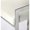 thumbnail image 3 of Butler Specialty Bravo Faux Leather Counter Stool In Silver And White, 3 of 6