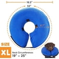 thumbnail image 2 of Zhuge Inflatable Collar for Dogs and Cats Protective Inflatable Cone Soft Pet Recovery E-Collar for after Surgery Prevent Pets From Touching Stitches (X-Large), 2 of 5
