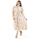 thumbnail image 5 of Vestido midi con estampado floral Roman Fashion /Tallas Extras, 3833 (Naranja) naranja 36, 5 of 6