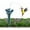 1pc, variant on Battery/Solar Hummingbird Garden Ornament Flying Fluttering Hummingbird Figurines Butterflies Heron Garden Ornament Solar Stakes with Colibri for Gard